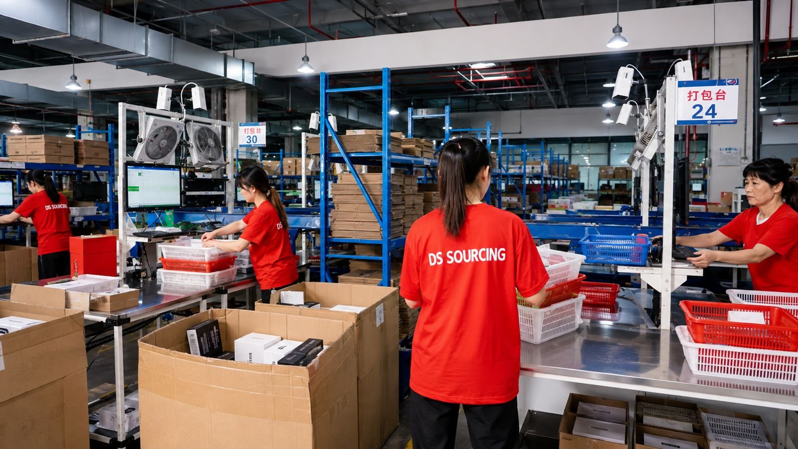 E-commerce warehouse in China